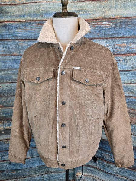 Guess Jeans Winter Cord Sherpa Jacket