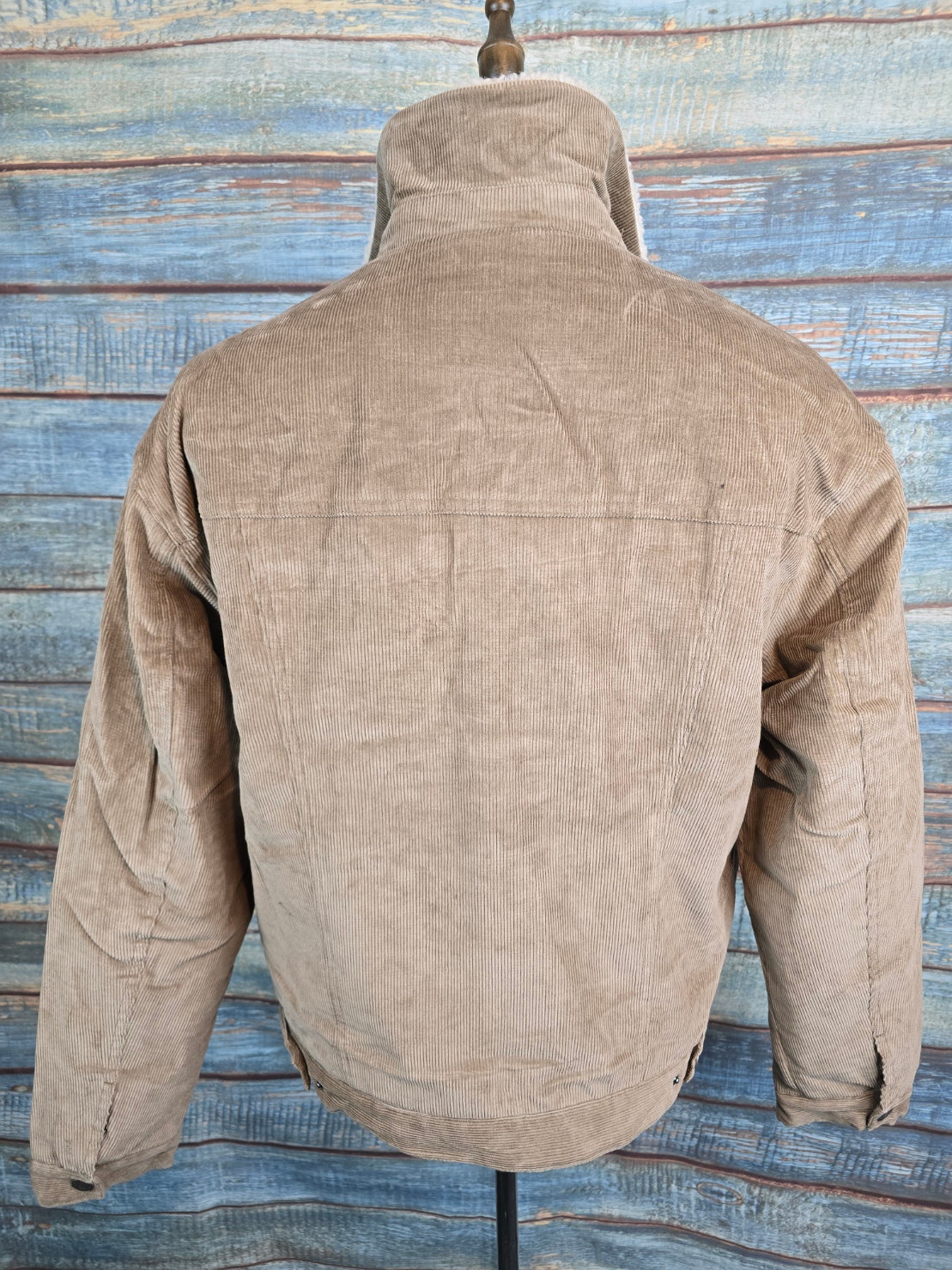 Guess Jeans Winter Cord Sherpa Jacket