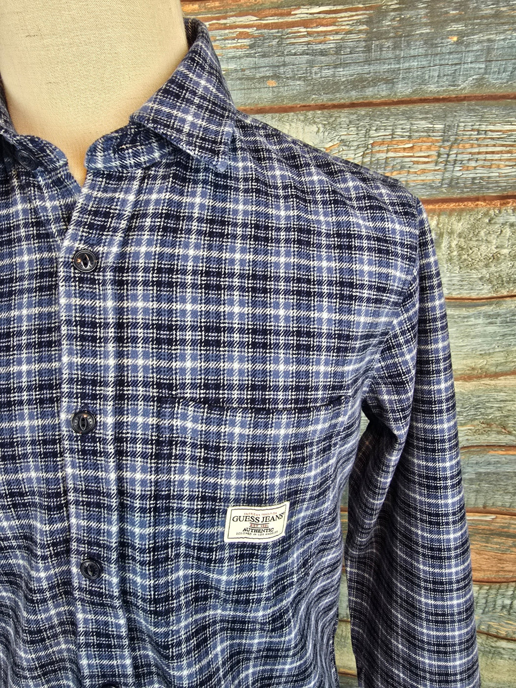 Guess Jeans Regular fit Cotton pocket over shirt