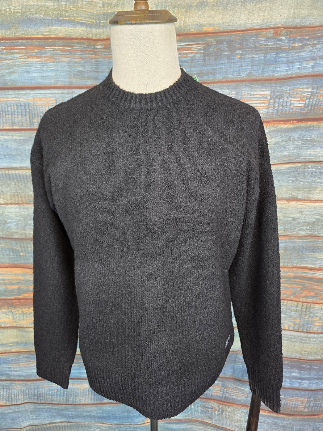 Guess Jeans round neck textured Jumper
