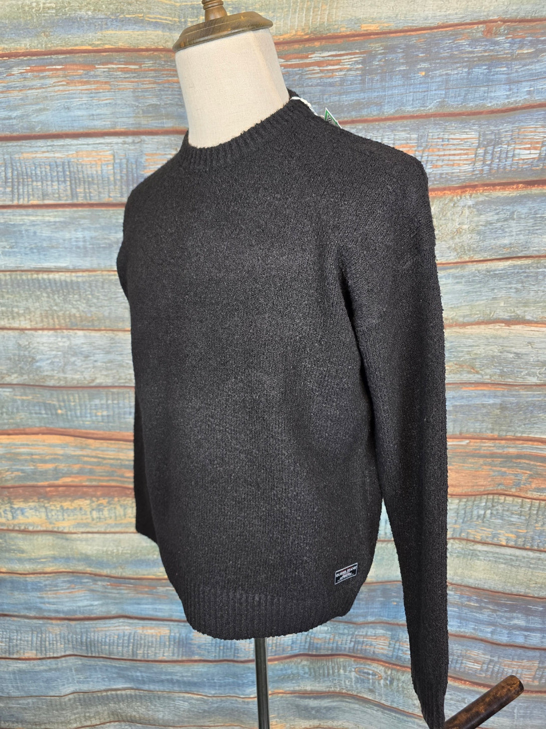 Guess Jeans round neck textured Jumper