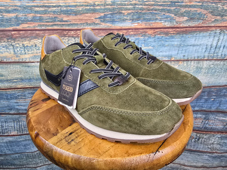 Bugatti Winter Suede Sneaker Green