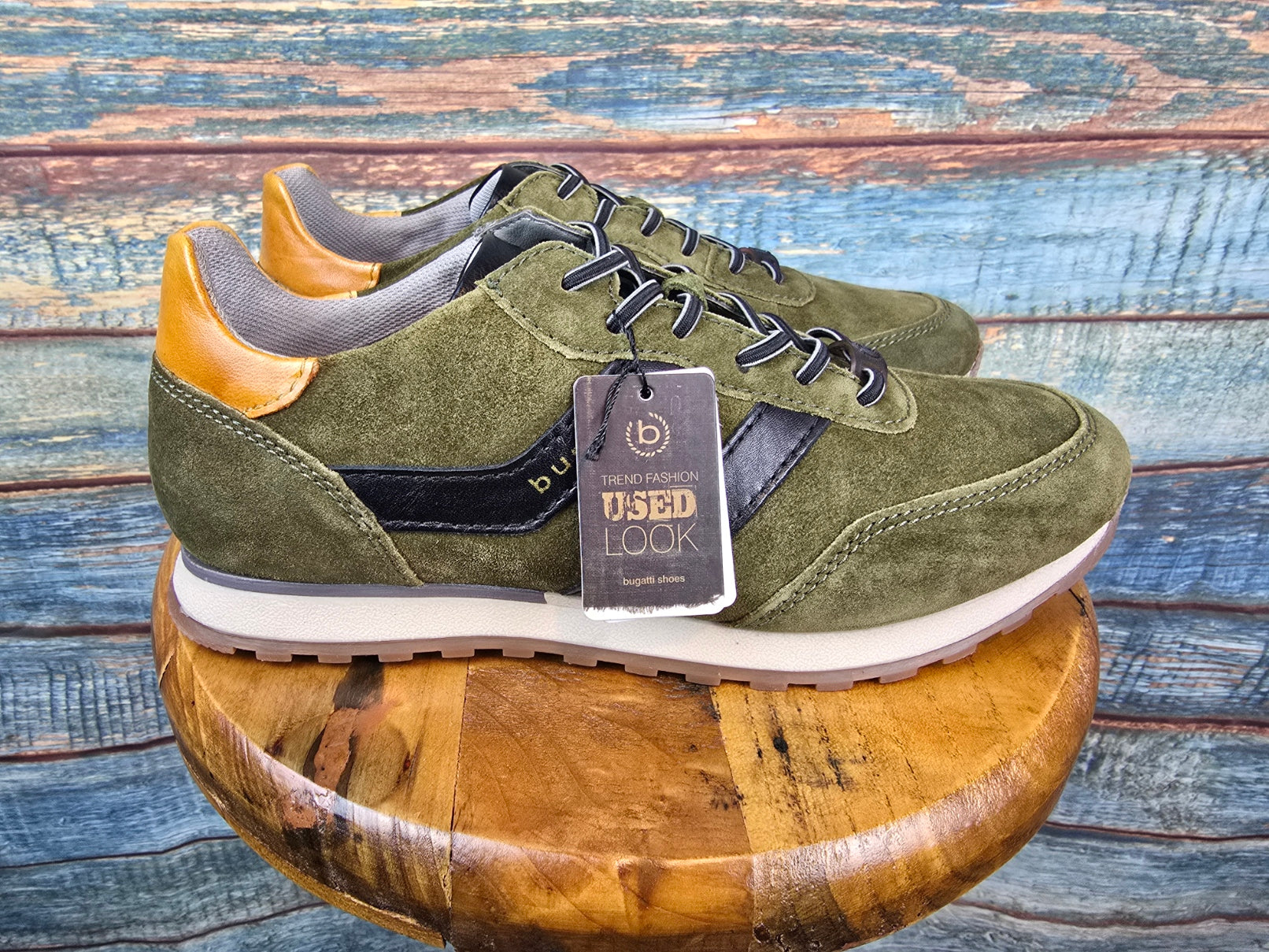 Bugatti Winter Suede Sneaker Green