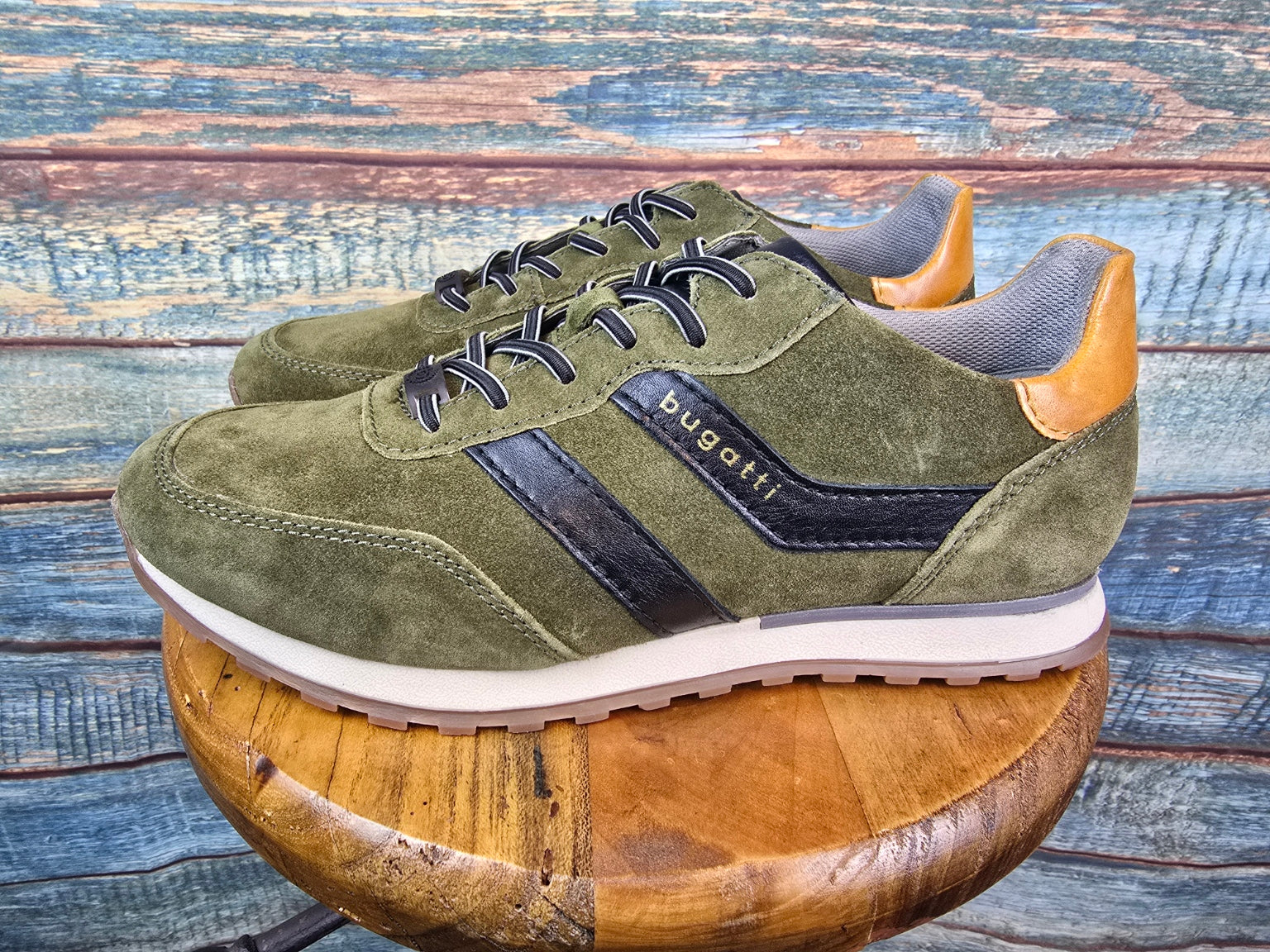 Bugatti Winter Suede Sneaker Green