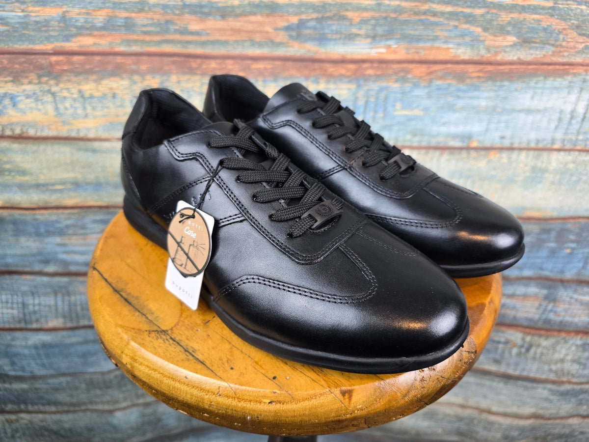 Bugatti Winter Black Leather Sneaker