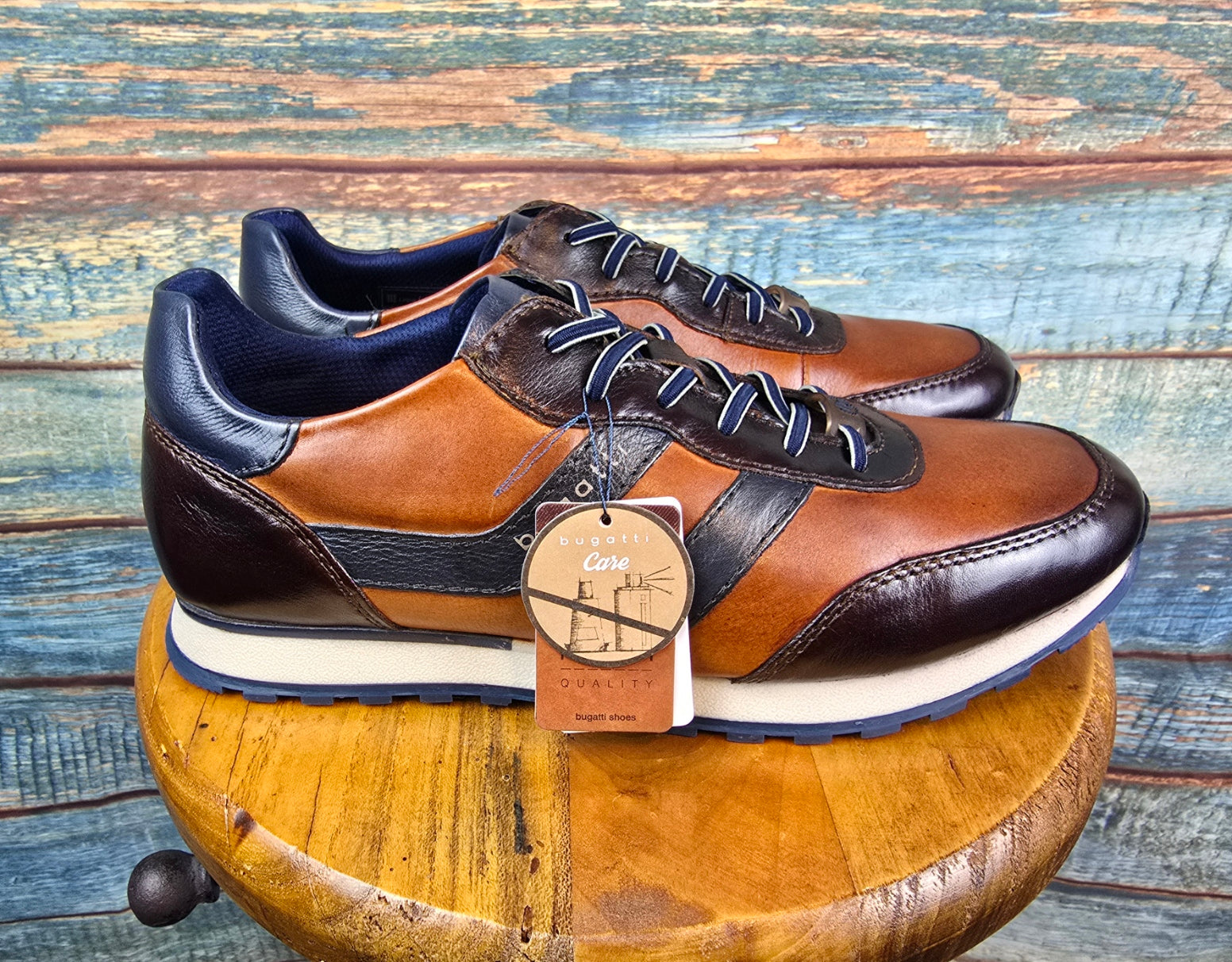 Bugatti Winter Leather Sneaker Cognac / Brown