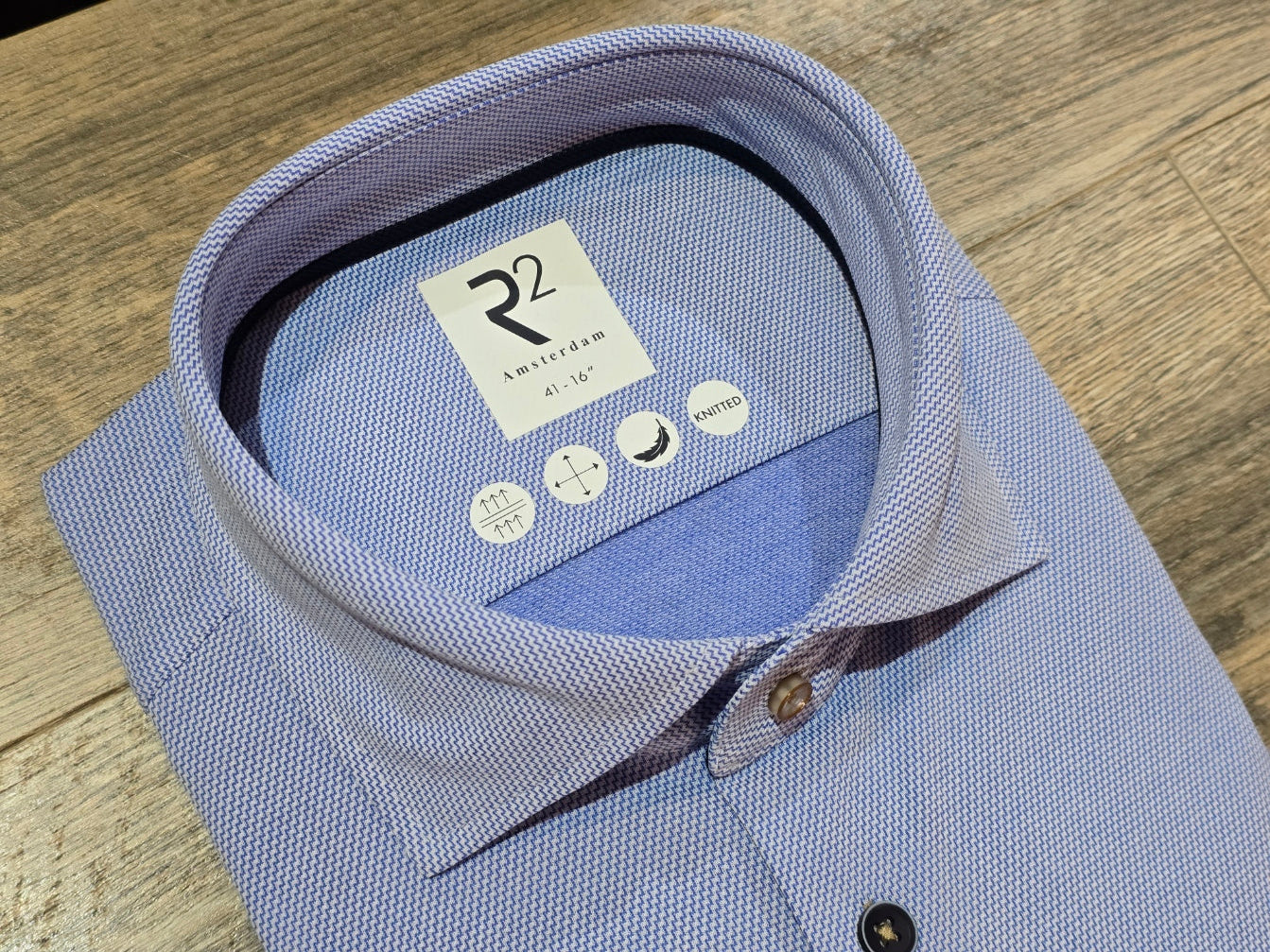 R2 - Amsterdam Long Sleeve Cotton knitted shirt