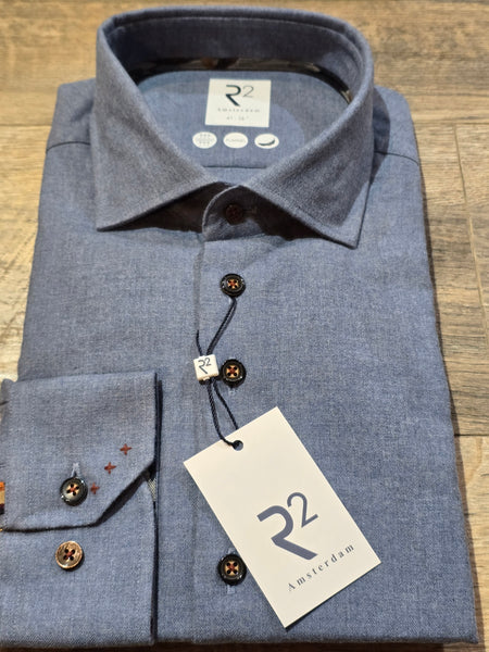 R2 - Amsterdam Long Sleeve Flannel cotton shirt