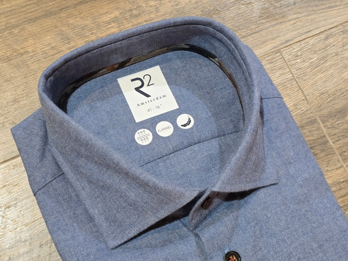 R2 - Amsterdam Long Sleeve Flannel cotton shirt