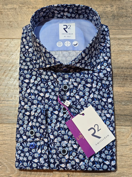R2 - Amsterdam Long Sleeve Liberty Fabric Cotton Shirt