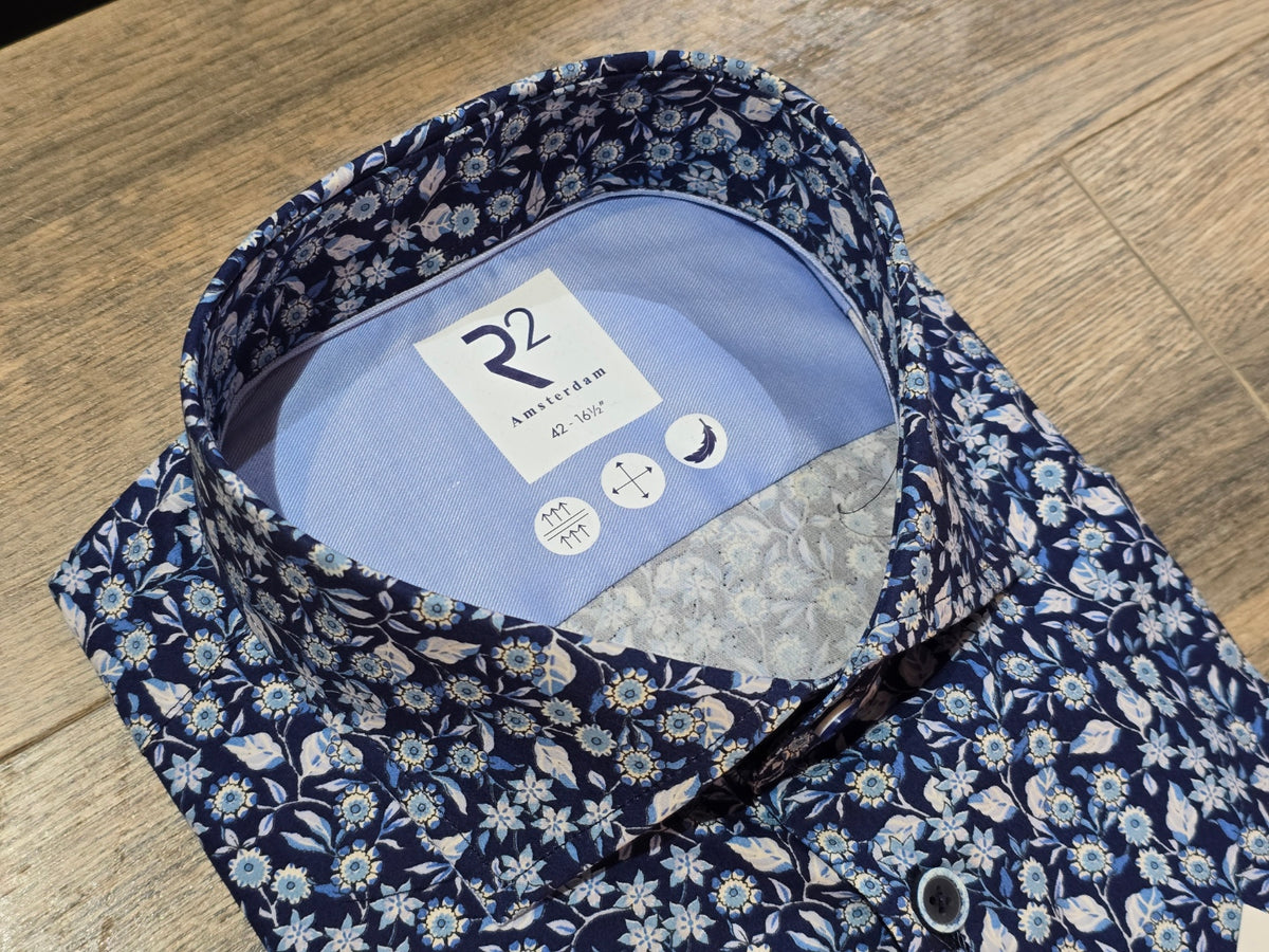R2 - Amsterdam Long Sleeve Liberty Fabric Cotton Shirt