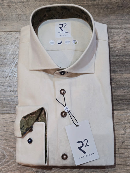 R2 - Amsterdam White Poplin shirt