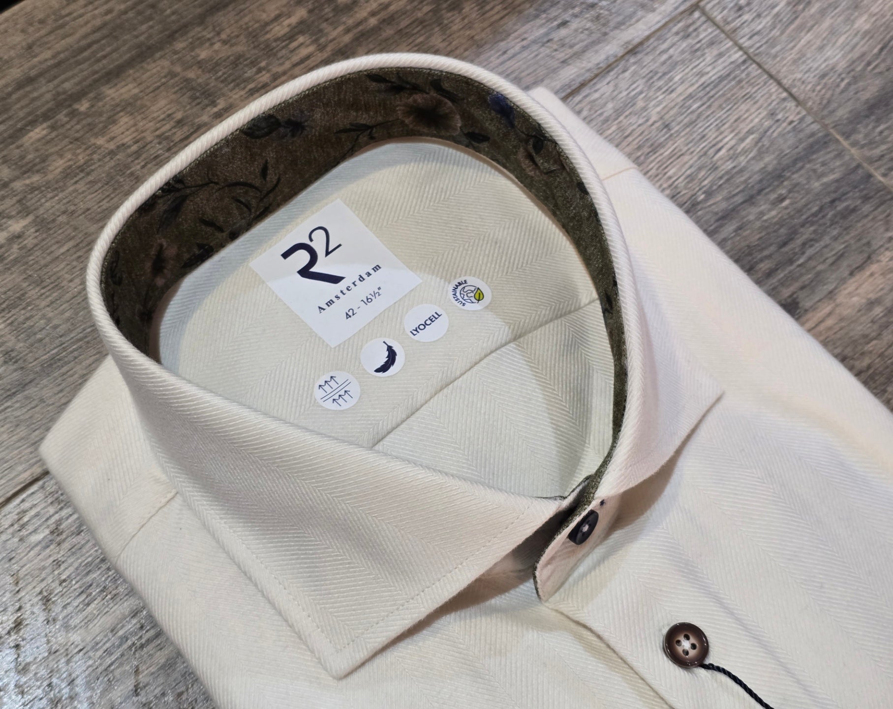 R2 - Amsterdam White Poplin shirt