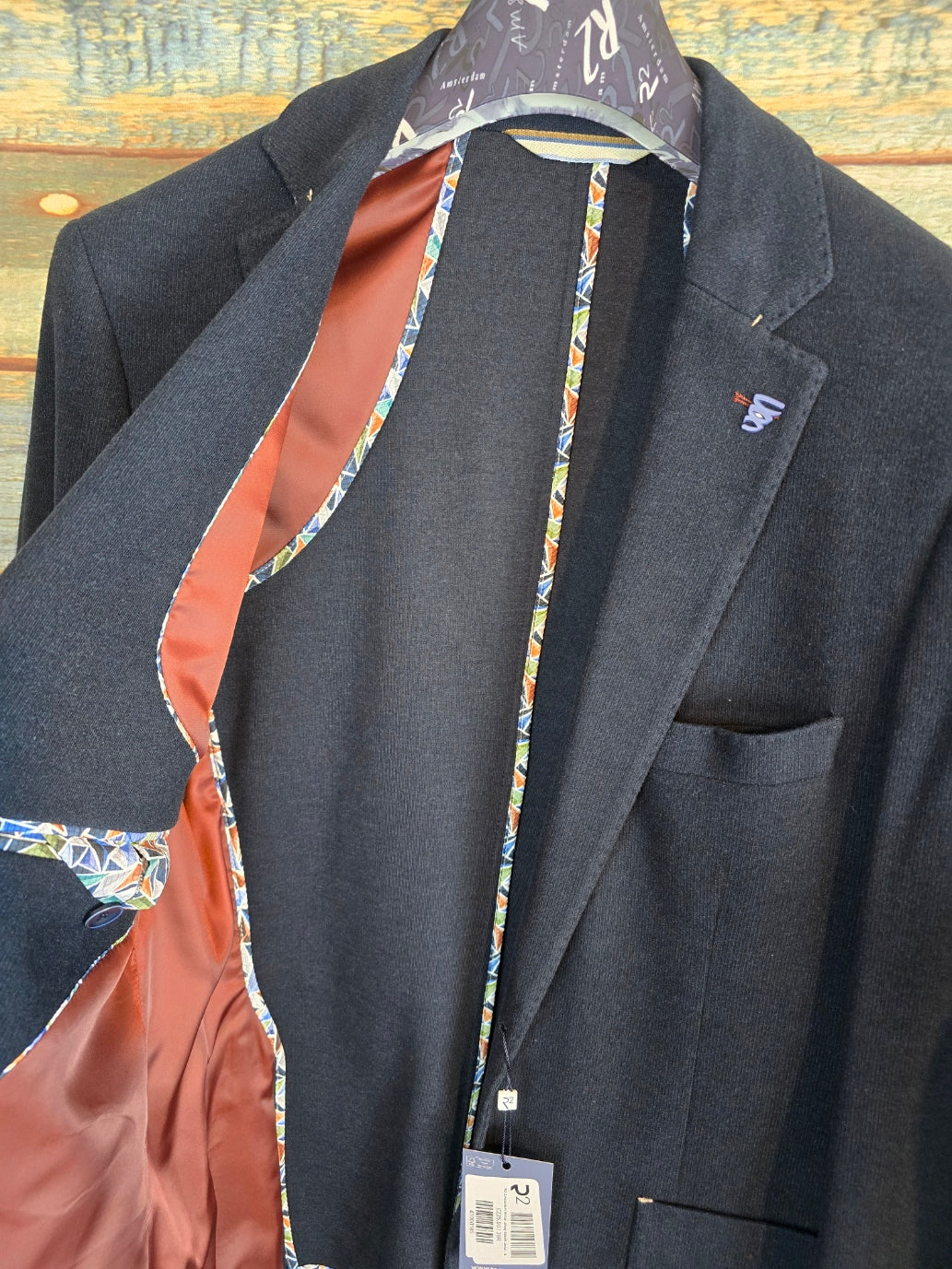 R2 Amsterdam Winter Jersey Stretch Jacket - Navy