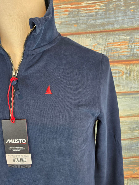 MUSTO MEN'S ORIGINAL 1/4 ZIP NECK SWEAT