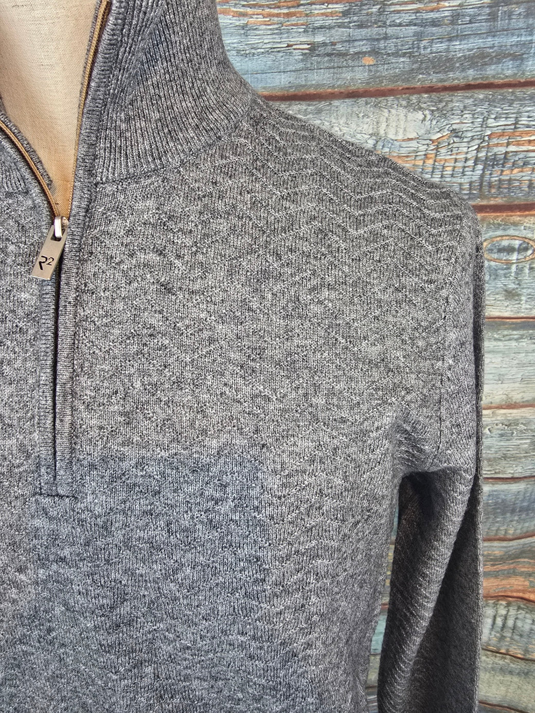 R2 - Amsterdam Wool blend half zip pullover