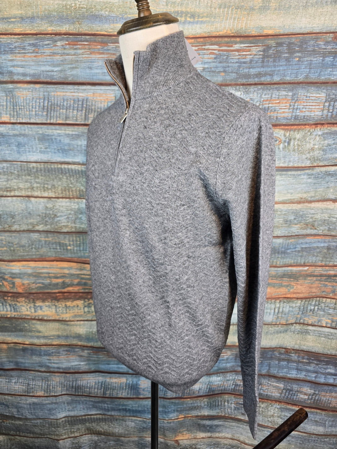 R2 - Amsterdam Wool blend half zip pullover