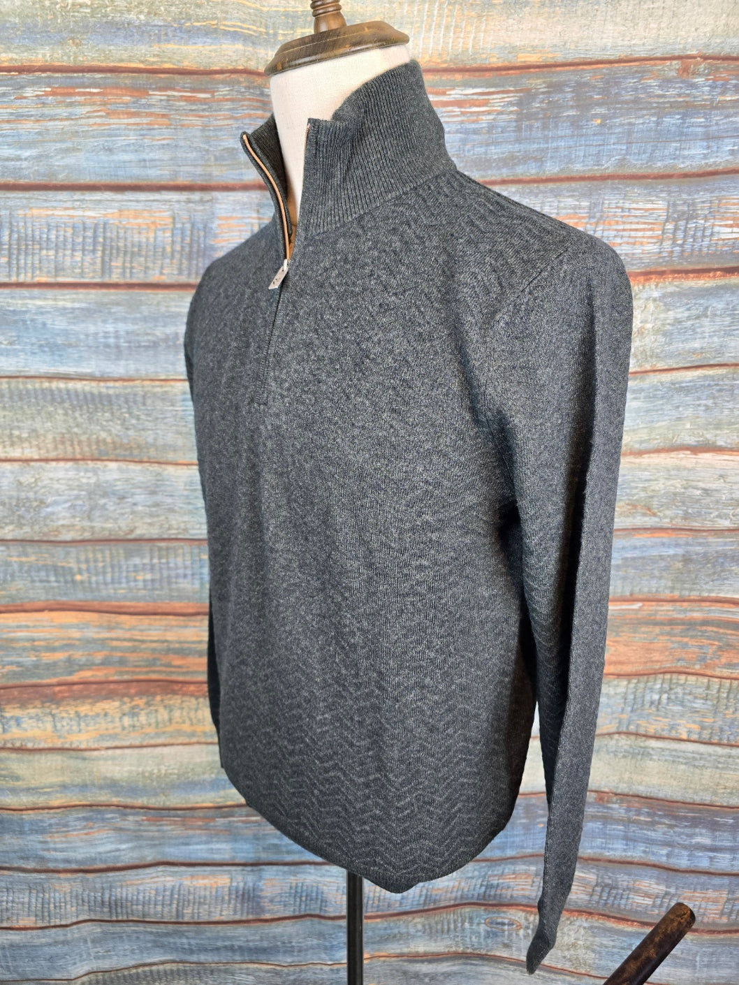 R2 - Amsterdam Wool blend half zip pullover
