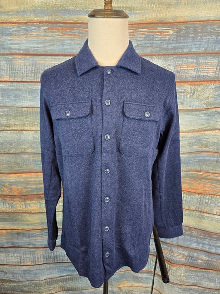 R2 - Amsterdam Wool blend knitted overshirt