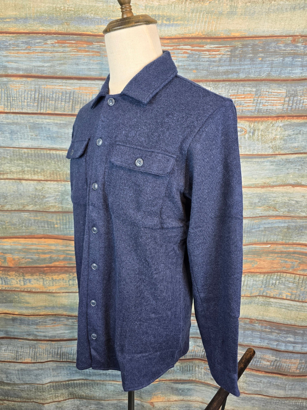 R2 - Amsterdam Wool blend knitted overshirt
