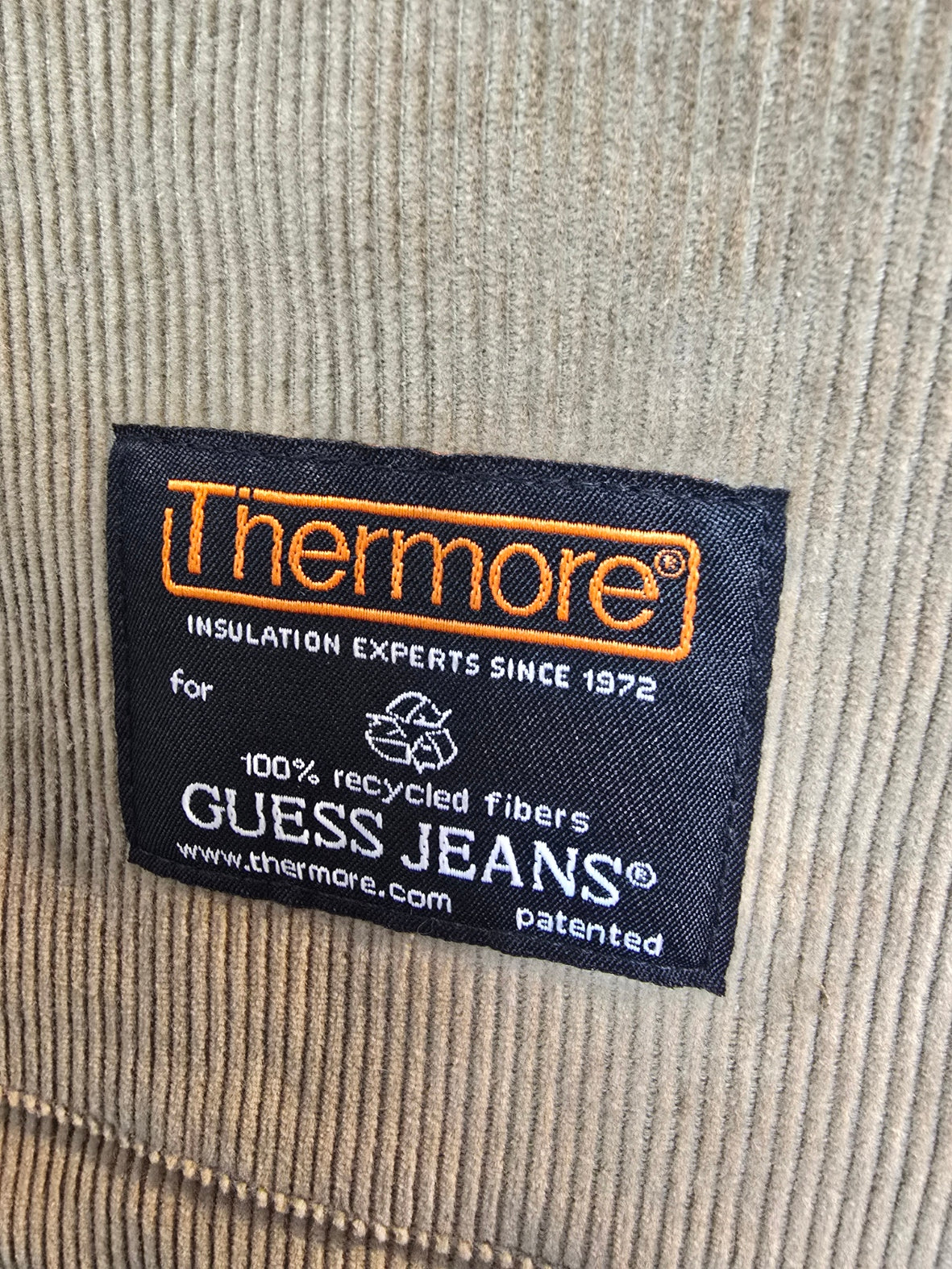 Guess Jeans Winter Cord Vest