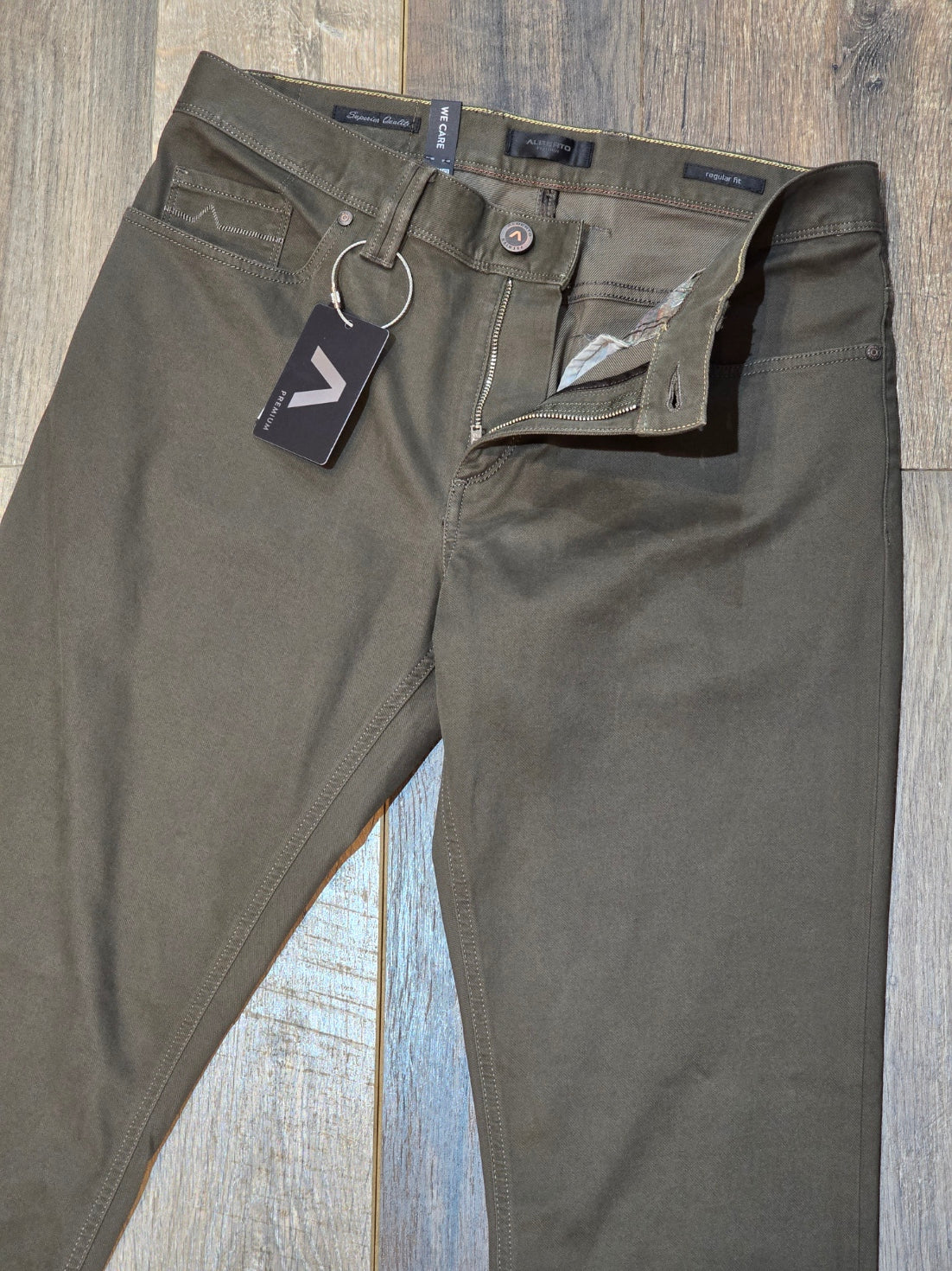 Alberto PIPE Regular Fit Premium 5 Pocket - Super Twill