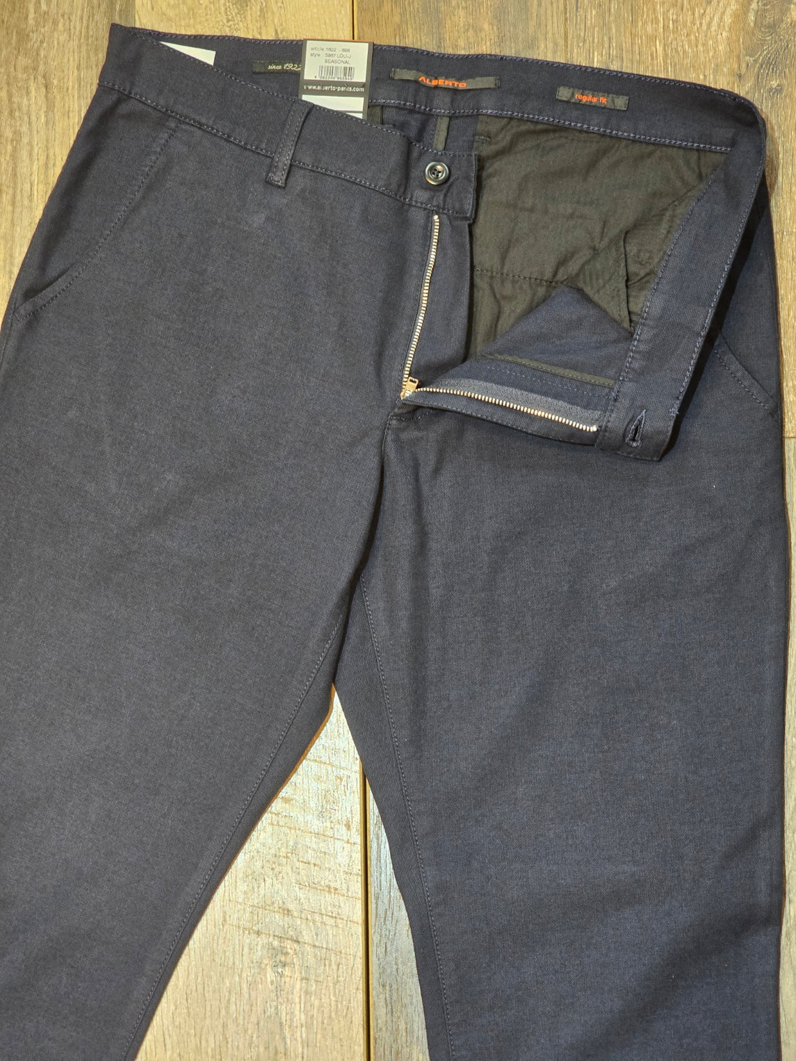 Alberto LOU-J Regular fit Wool Look Chinos