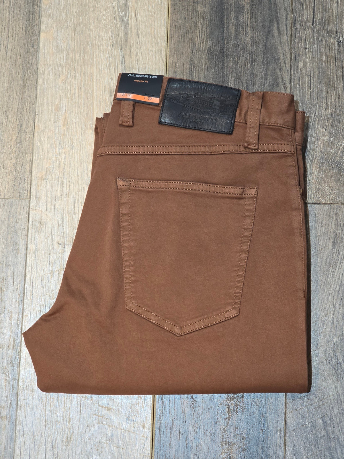 Alberto PIPE Regular Fit - Super Stretch Coloured Denim