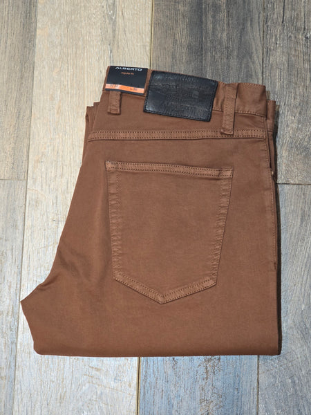 Alberto PIPE Regular Fit - Super Stretch Coloured Denim