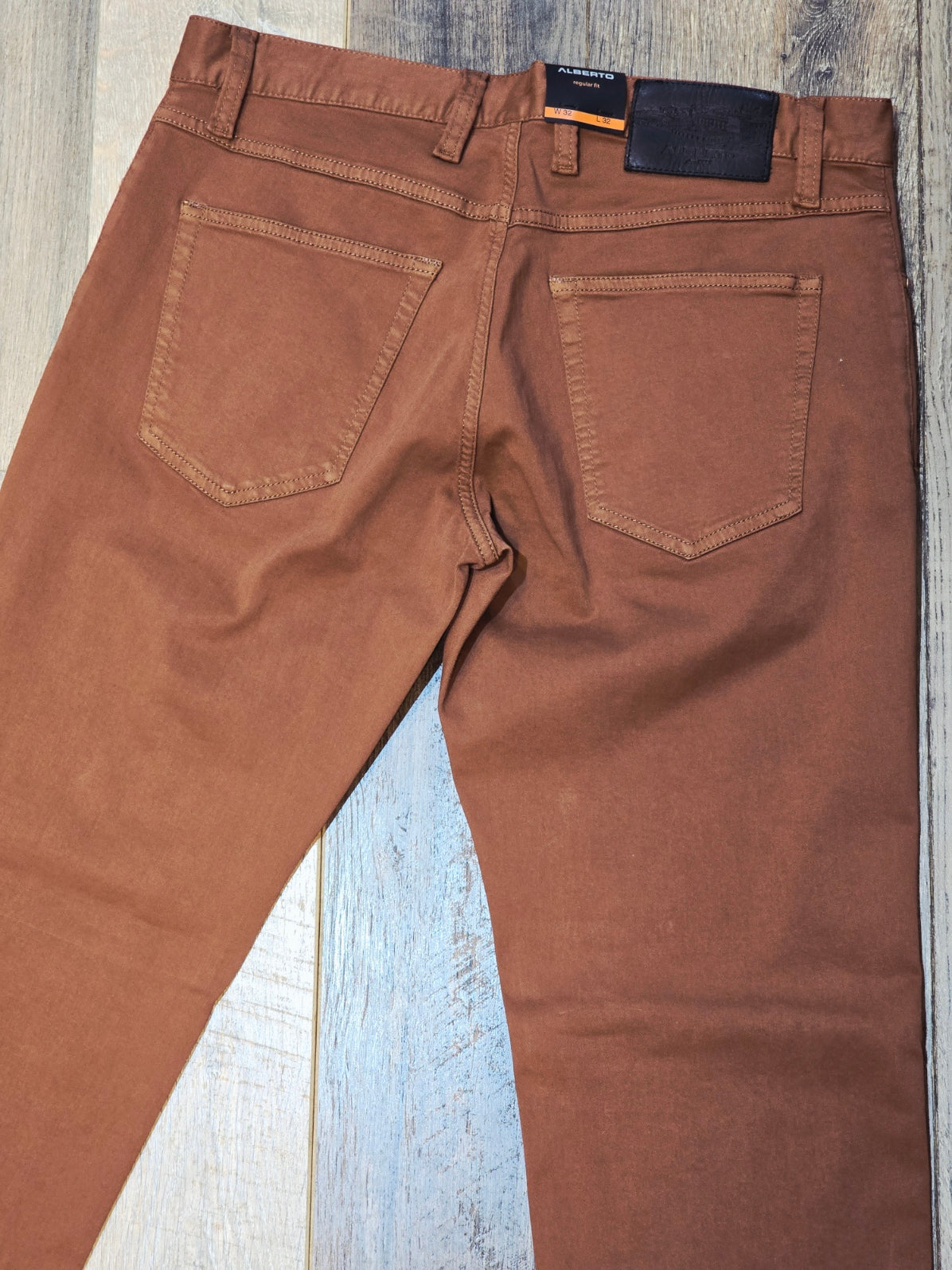 Alberto PIPE Regular Fit - Super Stretch Coloured Denim