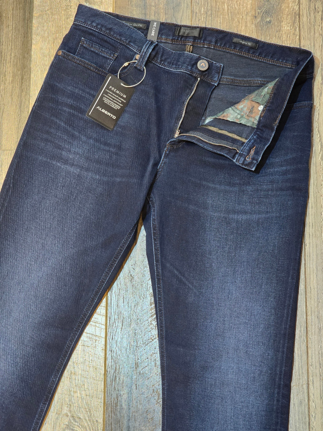 Alberto PIPE - Premium Regular Fit Lefthand Denim