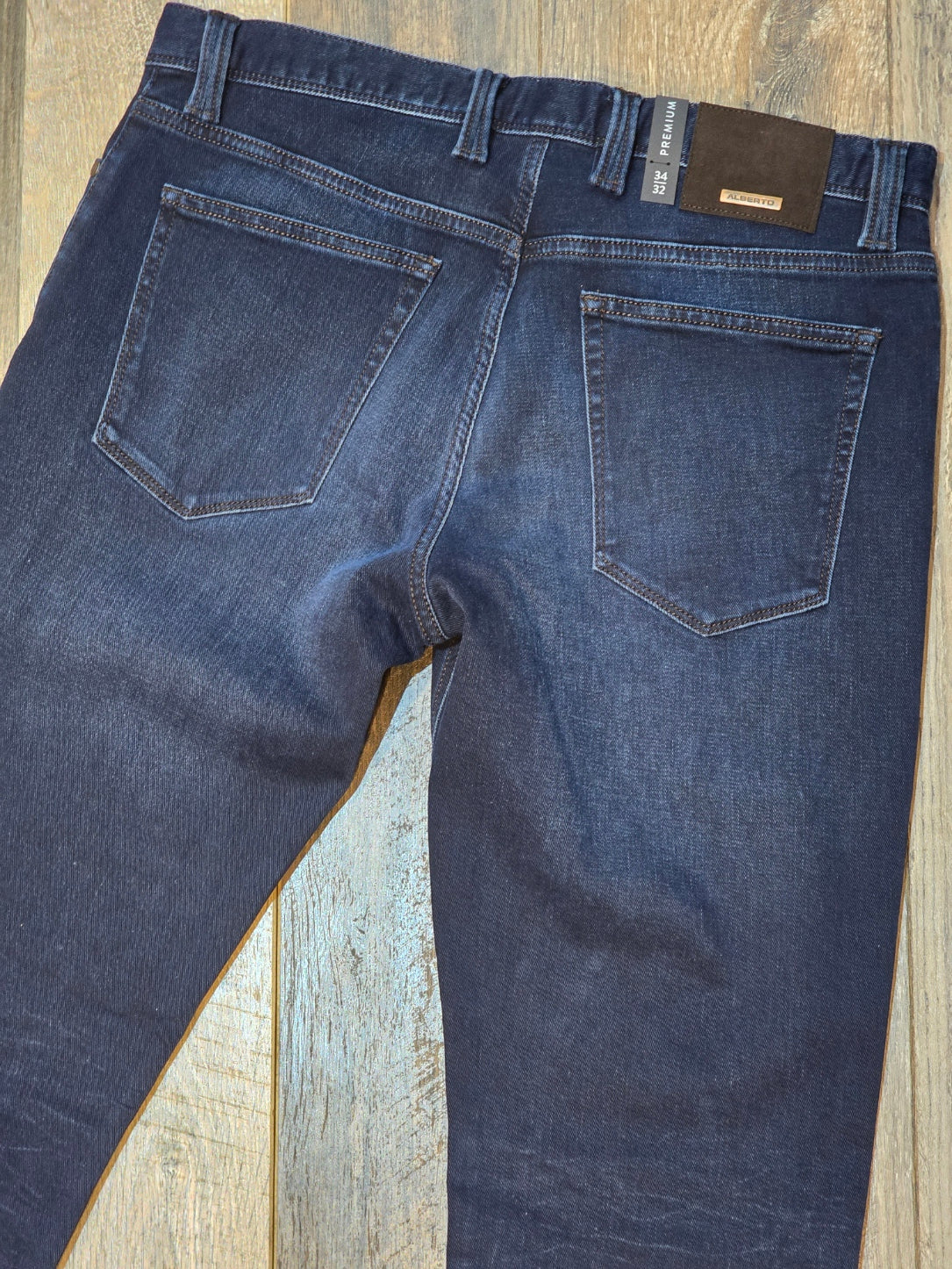 Alberto PIPE - Premium Regular Fit Lefthand Denim