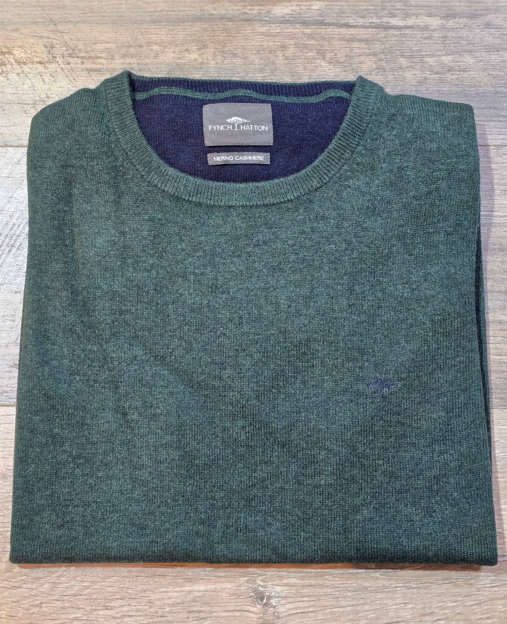 FYNCH-HATTON WINTER ROUND NECK WOOL & CASHMERE JUMPER