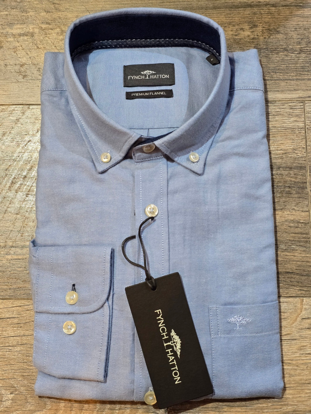 FYNCH-HATTON Winter Flannel Button Down Shirts