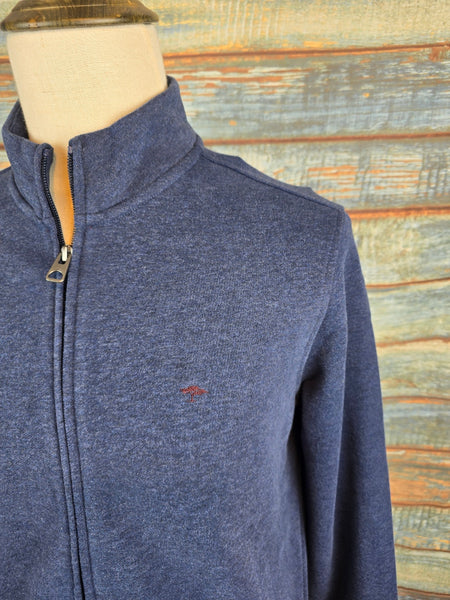 FYNCH-HATTON Full zip-through Cotton Sweat