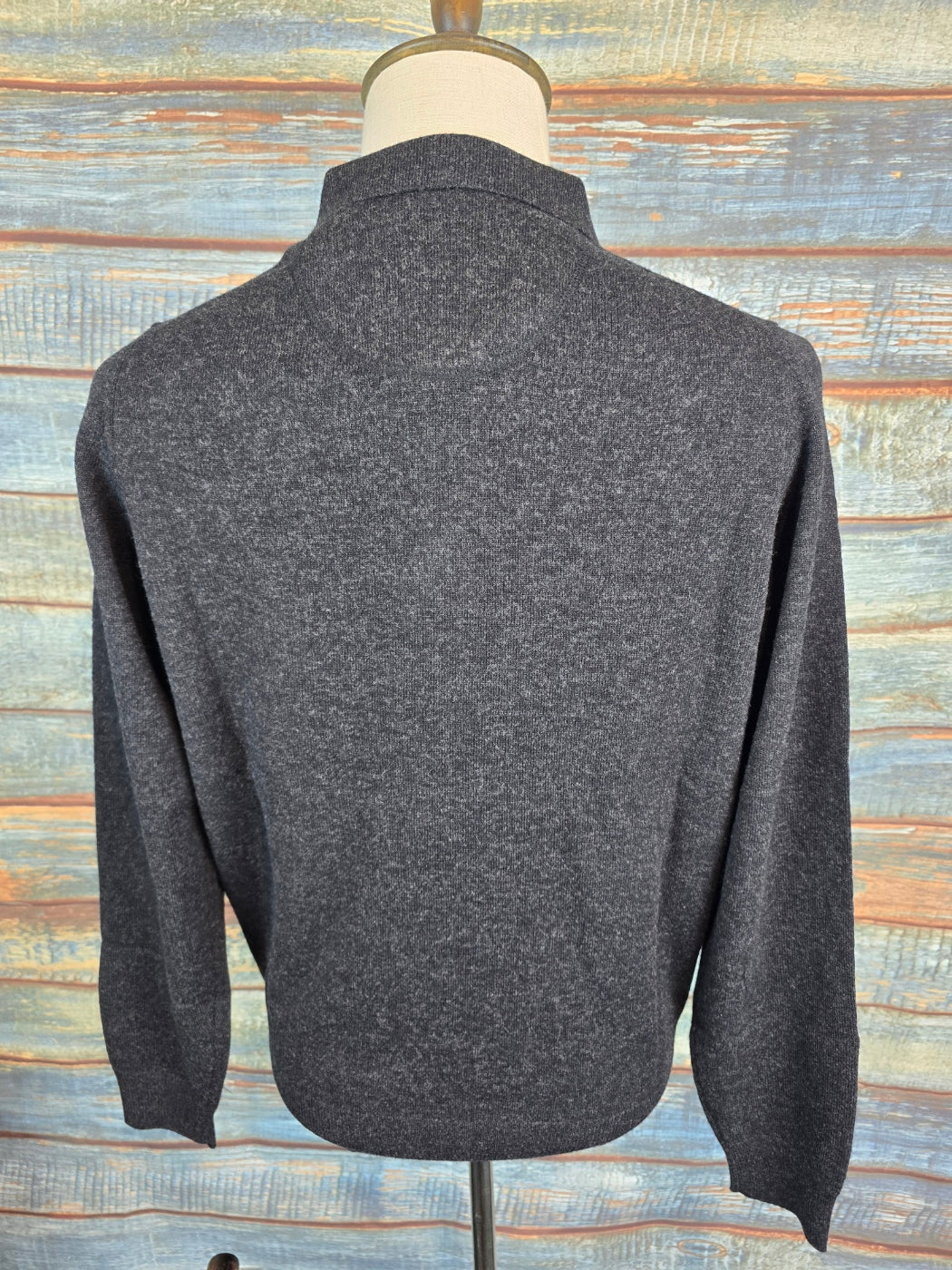 FYNCH-HATTON Merino Wool Cashmere Polo Collar Knit