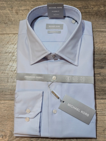 MICHAEL KORS Modern Fit 2 ply twill Stretch Shirts