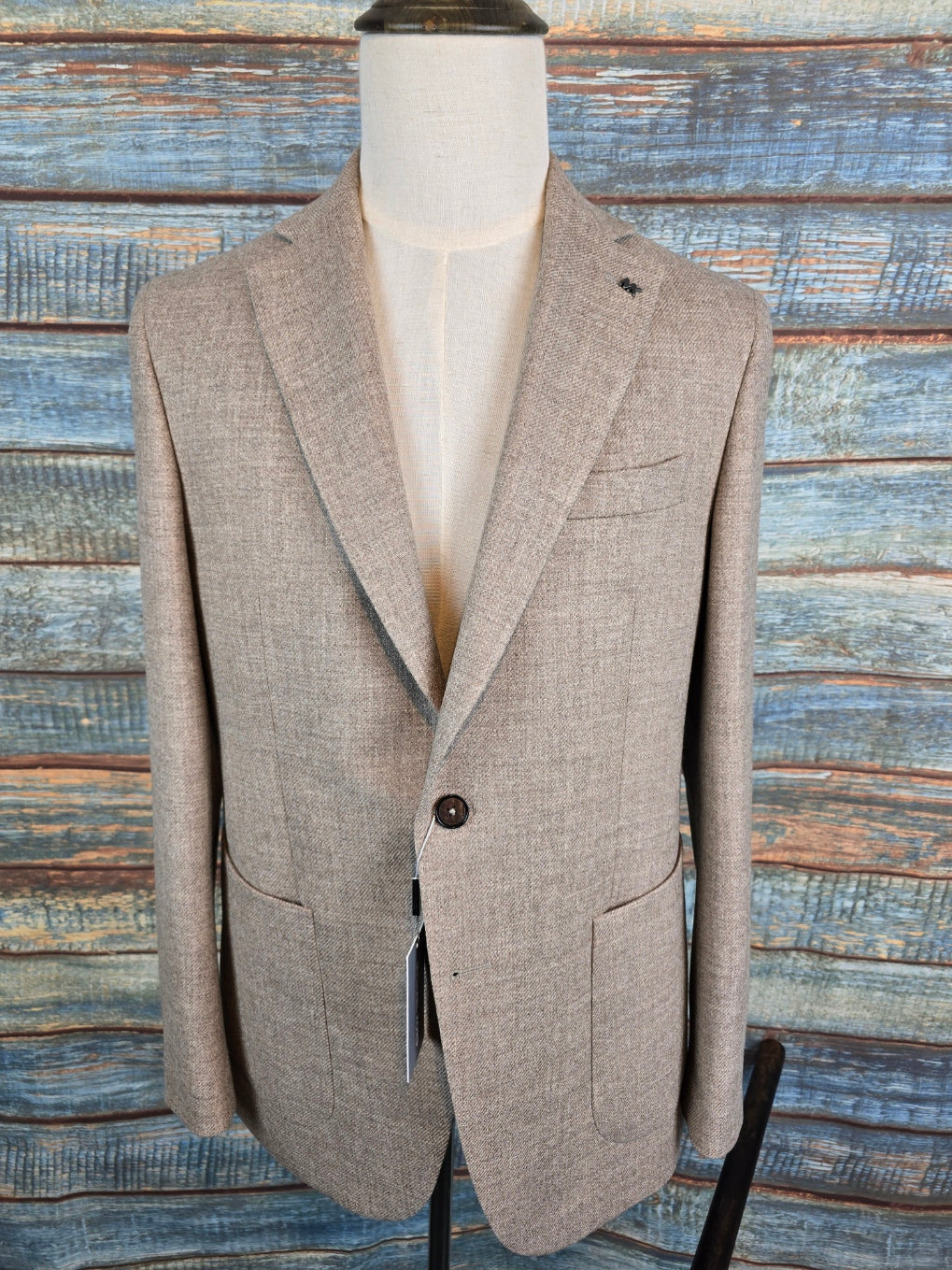 MICHAEL KORS Sand Pure Wool Blazer
