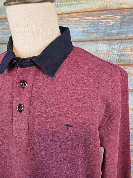 FYNCH-HATTON Cotton Sweat Rugby Shirt