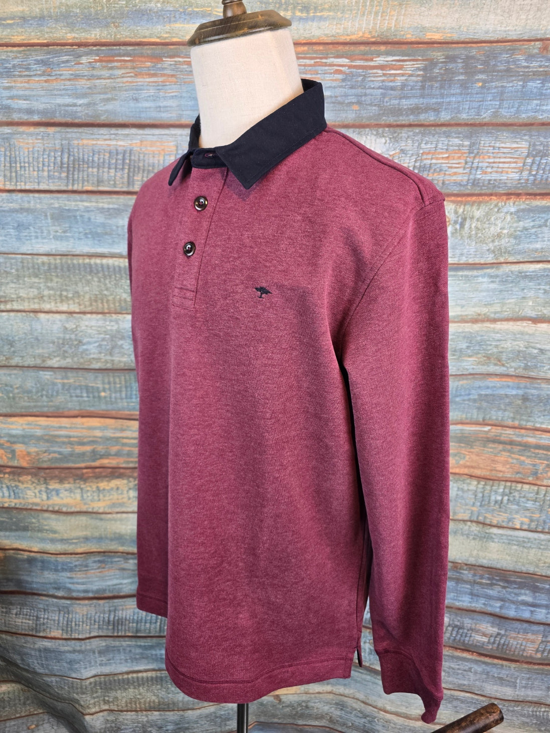 FYNCH-HATTON Cotton Sweat Rugby Shirt