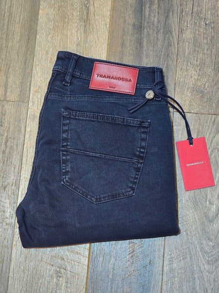 TRAMAROSSA MICHELANGELO Tapered Fit Jeans - Blue/Grey