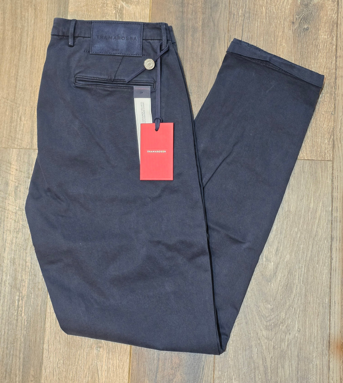 TRAMAROSSA Luis G160 Tapered Fit Chinos - Dark Navy
