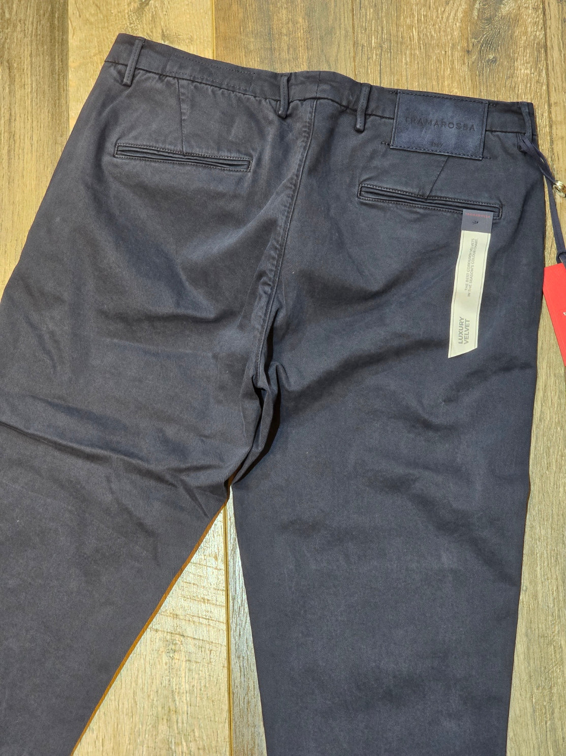 TRAMAROSSA Luis G160 Tapered Fit Chinos - Dark Navy
