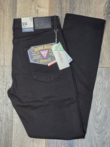 Guess Jeans G14 Slim Fit Airwashed Denim - Black