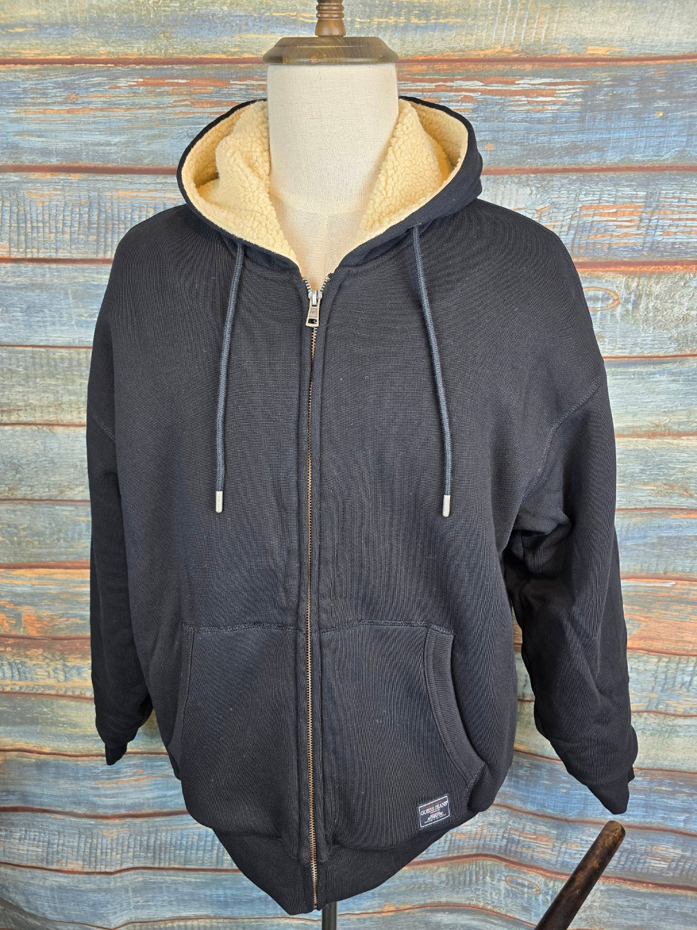 Guess Jeans Sherpa-lined Full zip Jacket