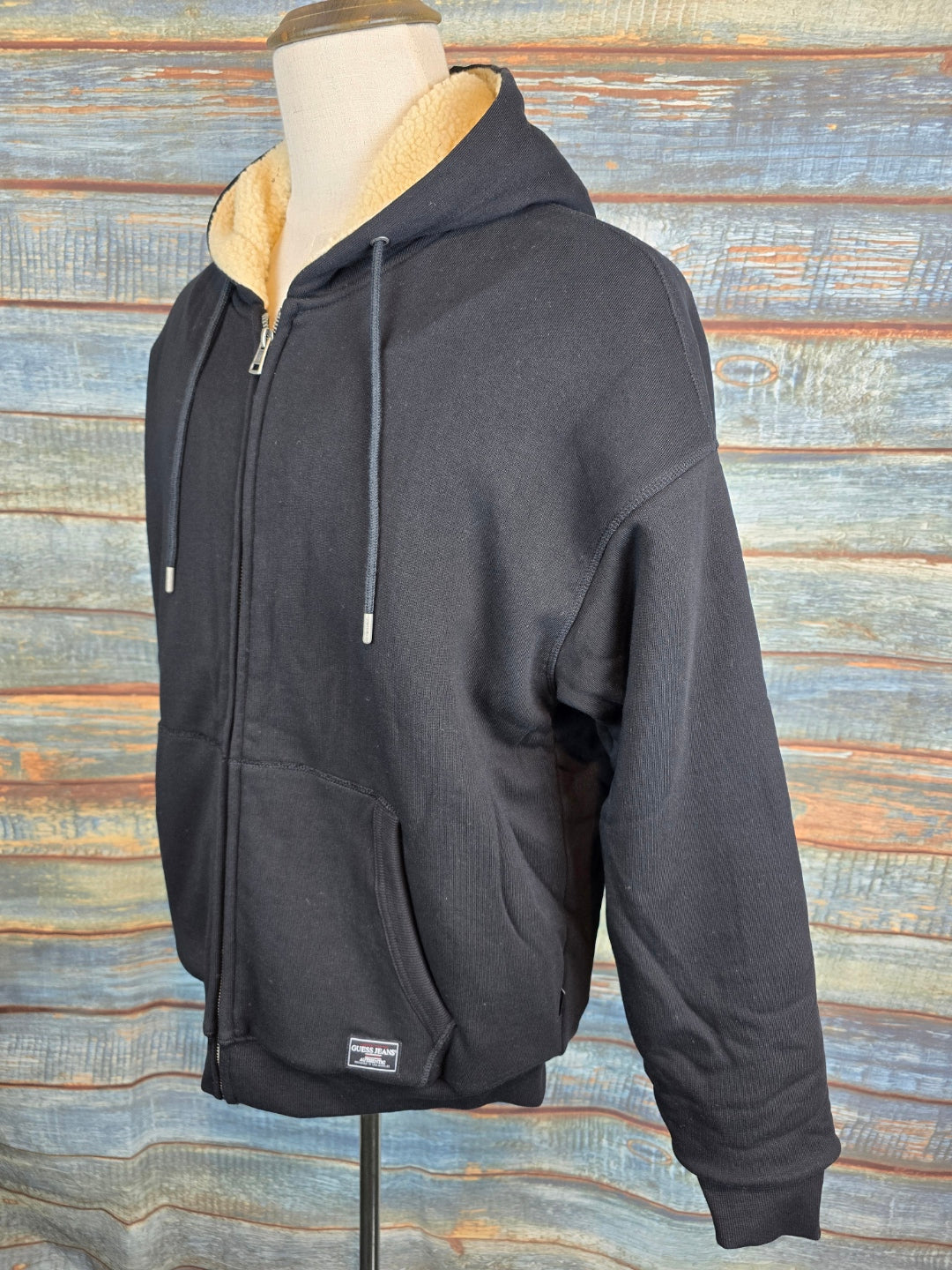 Guess Jeans Sherpa-lined Full zip Jacket