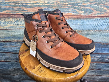 Bugatti Winter Lace-up Boots cognac