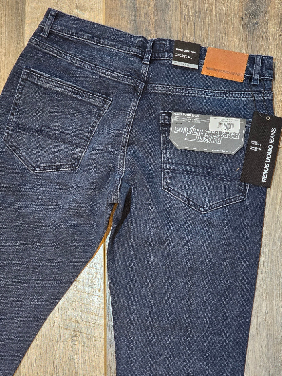 Remus Uomo Rogan Straight Fit/Power stretch dark winter wash jeans