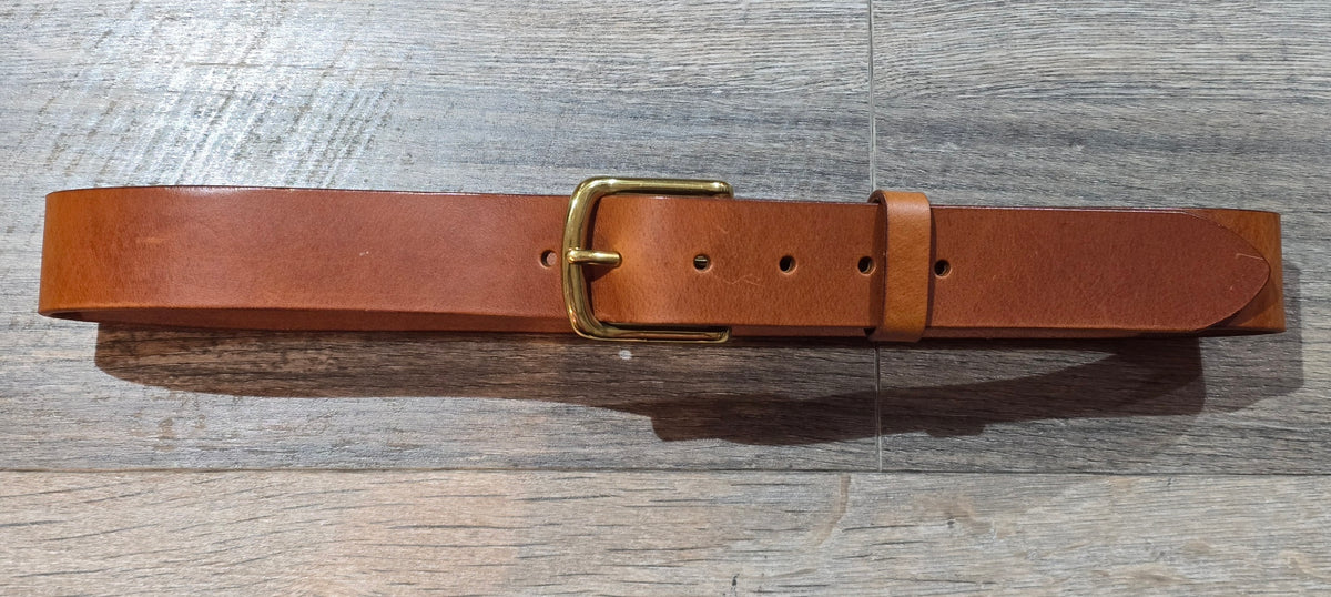 Retreat Clothing Handmade 38mm Tan Belt