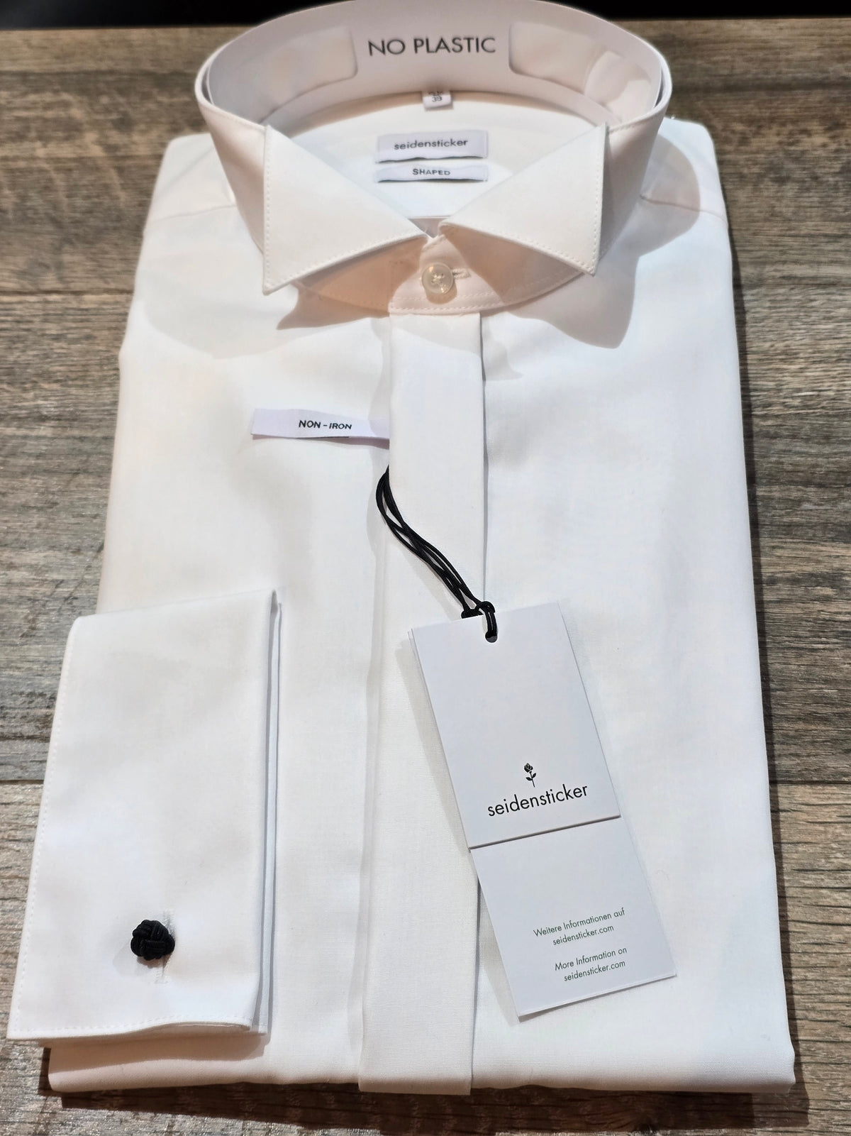 Seidensticker Shaped Fit wing collar White Shirt